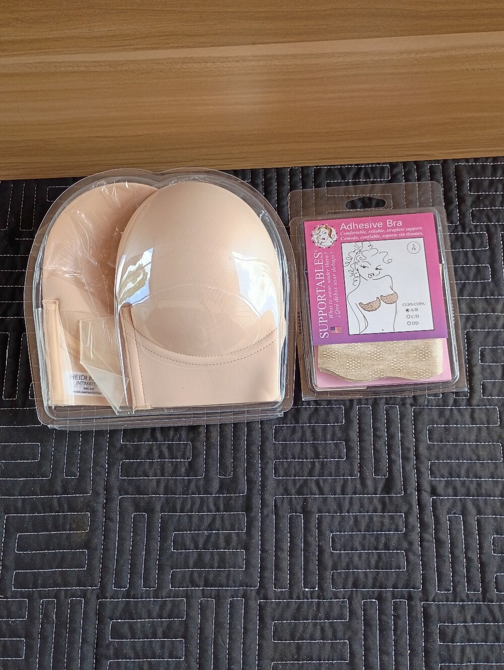 Adhesive Strapless Nude Bra Cups - Nude